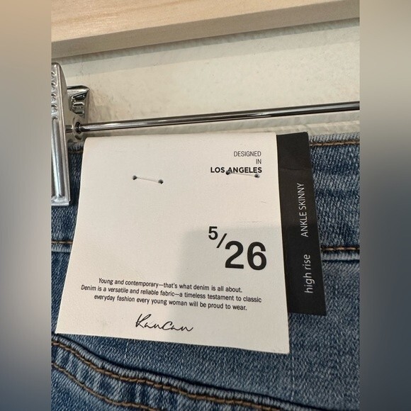 NWT ** KanCan Ellington High Rise Ankle Skinny Jeans Size 26 - Picture 14 of 14